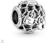 Pandora Áttört szív lakat charm - 790071C00