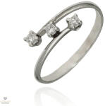 Gyűrű Bibigi fehér arany gyűrű 51-es méret - ANS4280B03