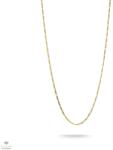 Thomas Sabo Sterling Silver Thomas Sabo aranyozott Figaro nyaklánc 45 cm - KE2329-413-39-L45