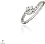 Újvilág Kollekció Fehér arany gyűrű 51-es méret - P2267F-51