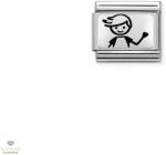 NOMINATION "Fiú" charm - 330109-48