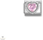 NOMINATION "Rózsaszín szív" charm - 330606-003