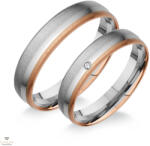 Újvilág Kollekció Fehér arany férfi karikagyűrű 66-os méret - 474/66-DB