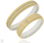 Újvilág Kollekció Ezüst női karikagyűrű 52-es méret - T438/N/52-DB