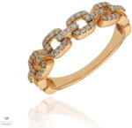 Újvilág Kollekció Rosé arany gyűrű 53-as méret - B50419_3I