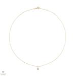 Jackie Gold sugárzó fehér Topáz nyaklánc 42 cm - JKN25.511