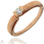 Újvilág Kollekció Rosé arany gyűrű 50-es méret - B41419_3I