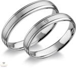 Újvilág Kollekció Fehér arany férfi karikagyűrű 71-es méret - RA418F/71-DB