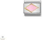 NOMINATION "Rózsaszín rombusz" charm - 030285-49