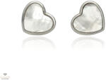 Újvilág Kollekció Ezüst szív fülbevaló - 02107-94