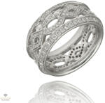 Újvilág Kollekció Fehér arany gyűrű 53-as méret - B2829_3I