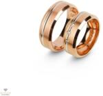 Újvilág Kollekció Rosé arany férfi karikagyűrű 63-as méret - R238/63-DB