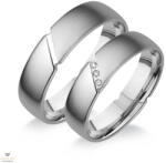 Újvilág Kollekció Fehér arany női karikagyűrű 56-os méret - HG502F/N/56-DB