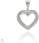 Újvilág Kollekció Fehér arany szív medál - UZ-PP1352-02_KT