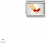 NOMINATION "Karácsonyi zokni" charm - 030225-25