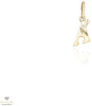 Újvilág Kollekció Arany "Á" betű medál - FMO30Á_DB