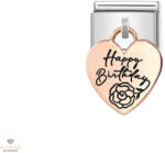 NOMINATION "Happy Birthday" szív charm - 431803-06