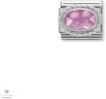 NOMINATION "Rózsaszin" Ovális charm - 330604-003