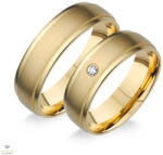 Újvilág Kollekció Arany női karikagyűrű 53-as méret - H640S/N/53-DB