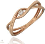Újvilág Kollekció Rosé arany gyűrű 50-es méret - B49349