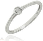 Újvilág Kollekció Fehér arany gyűrű 58-as méret - B49198