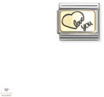 NOMINATION "Love You szív" charm - 030284-60
