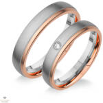 Újvilág Kollekció Fehér arany női karikagyűrű 52-es méret - HG504/N/52-DB