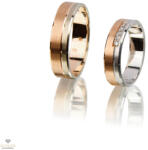 Újvilág Kollekció Rosé arany férfi karikagyűrű 64-es méret - 837VF/64-DB