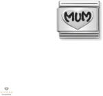 NOMINATION "Mum szív" charm - 330101-12