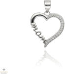 Újvilág Kollekció Ezüst szív medál "MOM" felirattal - 09139-57