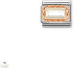 NOMINATION "Gyöngyház" szögletes charm - 430512-12