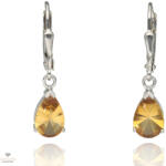 Újvilág Kollekció Arany fülbevaló - 02F108-CITRIN-001
