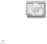 NOMINATION "Fehér rózsa" charm - 330305-06
