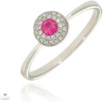 Újvilág Kollekció Fehér arany gyűrű 55-ös méret - AND0024BR_2I