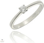 Újvilág Kollekció Fehér arany gyűrű 56-os méret - P1861F-56