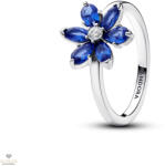 Pandora szikrázó herbárium gyűrű kék kristállyal 50-es méret - 193000C01-50