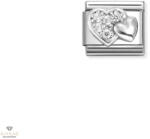 NOMINATION "dupla szív" charm - 330304-47
