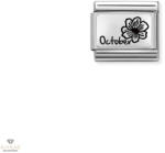 NOMINATION "Októberi születésnapi viráglap" charm - 330112-22