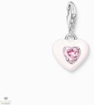 Thomas Sabo Charm Club Thomas Sabo szív rózsaszín kövekkel charm - 1915-041-9