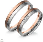 Újvilág Kollekció Rosé arany férfi karikagyűrű 70-es méret - H404/70-DB