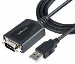StarTech - 1 m-es (3 láb) USB-soros kábel COM port rögzítéssel - 1P3FPC-USB-SERIAL (1P3FPC-USB-SERIAL)