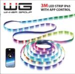 WINNER GROUP-WG WG - Bandă LED inteligentă WG18, 3 metri, cu aplicație, IP 65, USB-A (11532)