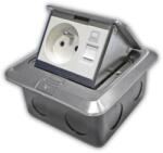 Datacom Soclu de podea DATACOM (1xRJ45 Cat5e 230V) (2161)
