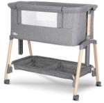 Lorelli Pat Copii Lorelli Pliabil Co-Sleeper Millie 0 Luni+ Max. 9Kg Inaltime Reglabila 7 Pozitii Sistem Antireflux Plasa De Tantari Saltea Inclusa Grey (1008073 2506)
