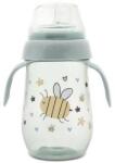 Lorelli Biberon Lorelli Anticurgere cu Toarte si Gat Larg 6 Luni+ 250 ml My Friend Iceberg Green (1020009 0006)