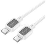 hoco. U108 adatkábel Type-C - Type-C, 100cm, FEHÉR (HOCO_U108) (HOCO_U108)