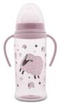 Lorelli Biberon Anticurgere cu Manere Lorelli cu Tetina Lata Protejeaza Gingiile 6 Luni+ 360ml My Friend Mellow Rose (1020064 0005)