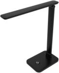 Fellowes Lampă de masă LED Platinet PDL6731B 5W, reglabilă, baterie integrată de 6000mAh, port USB, neagră (PLADLL6731N)