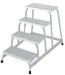 KRAUSE Stabilo szerelődobogó rácsos lépcsőfokkal 1x4 (805348)