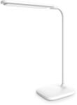 Fellowes Lampă de masă LED Platinet PDL6728 5W, reglabilă, baterie integrată 2400mAh, port USB, albă (PLADLL6728BL)